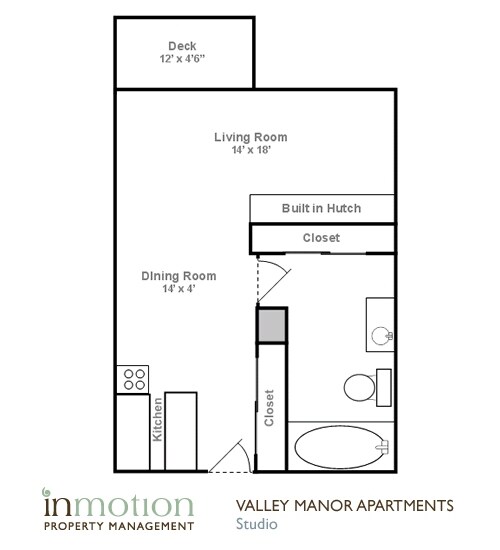 Studio - Valley Manor Apartments