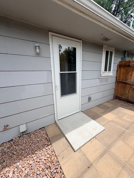 Rear Door/Patio - 2525 W Vermijo Ave
