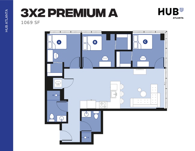3x2 Premium A - Hub Atlanta
