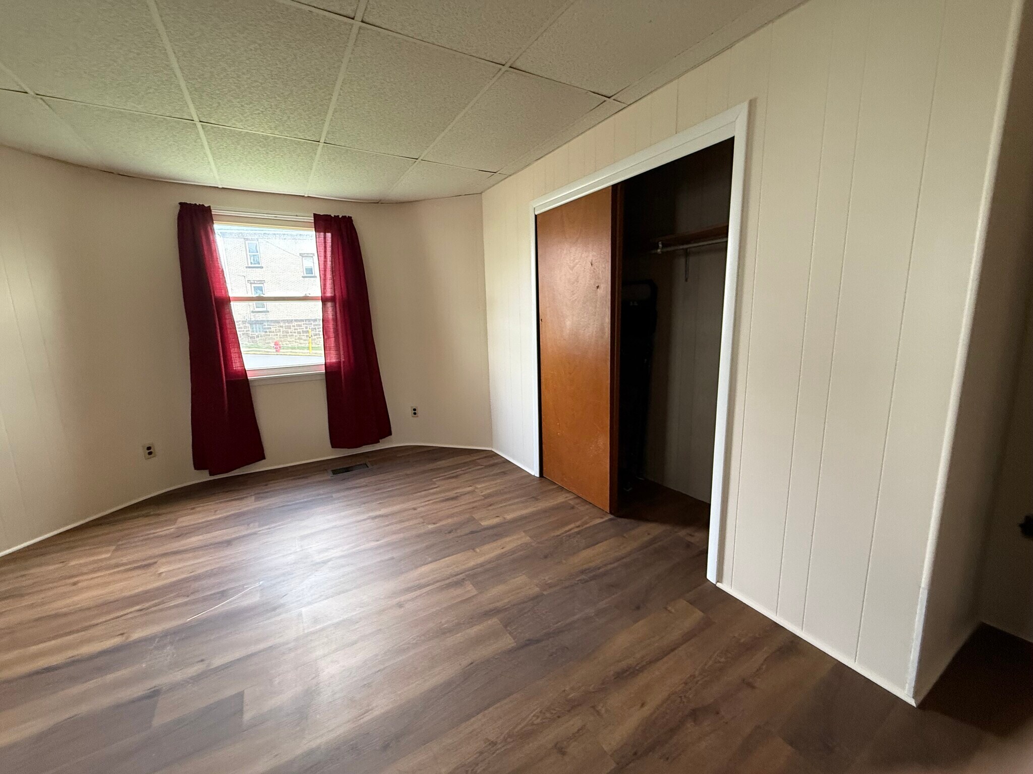 Bedroom with very large closet. - 334 Liberty St