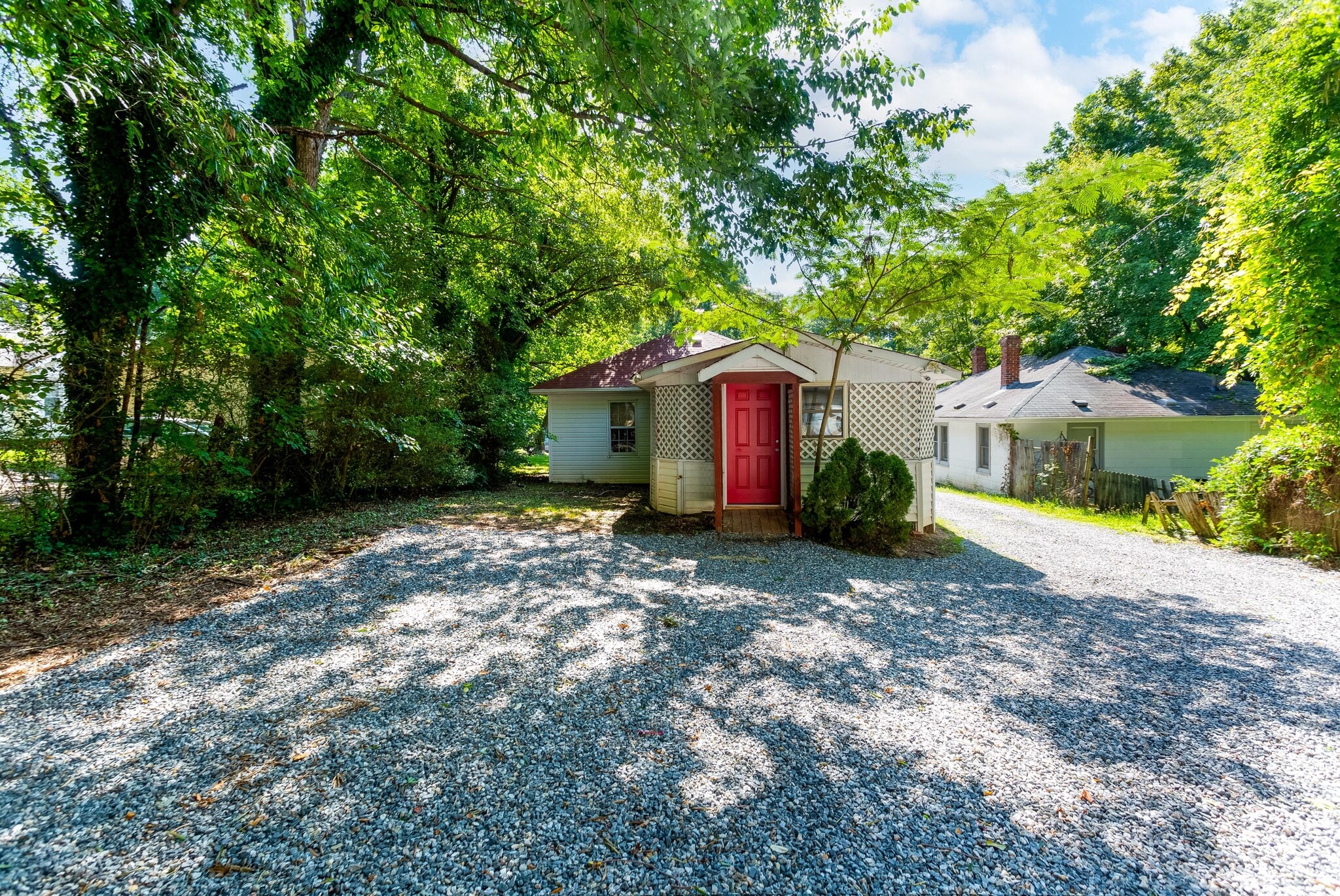 2 parking spots immediately beside Unit A Rear Entrance - 1510 Glenwood Ave