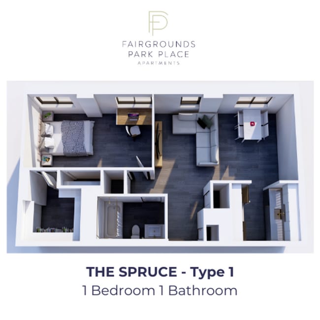 Floorplan - Fairgrounds Park Place Apartments