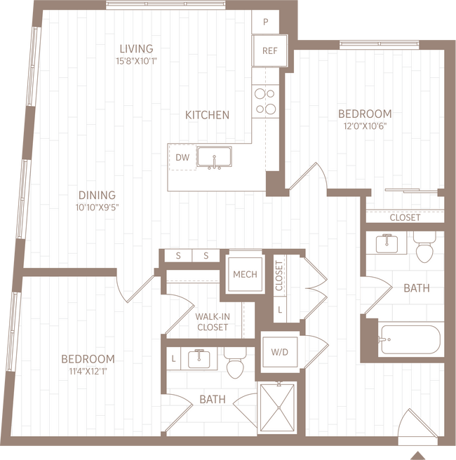 Floorplan - Revio Revere Beach