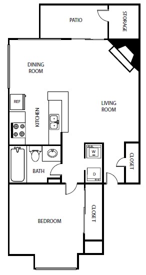 Floorplan - Lake Village West Apartments