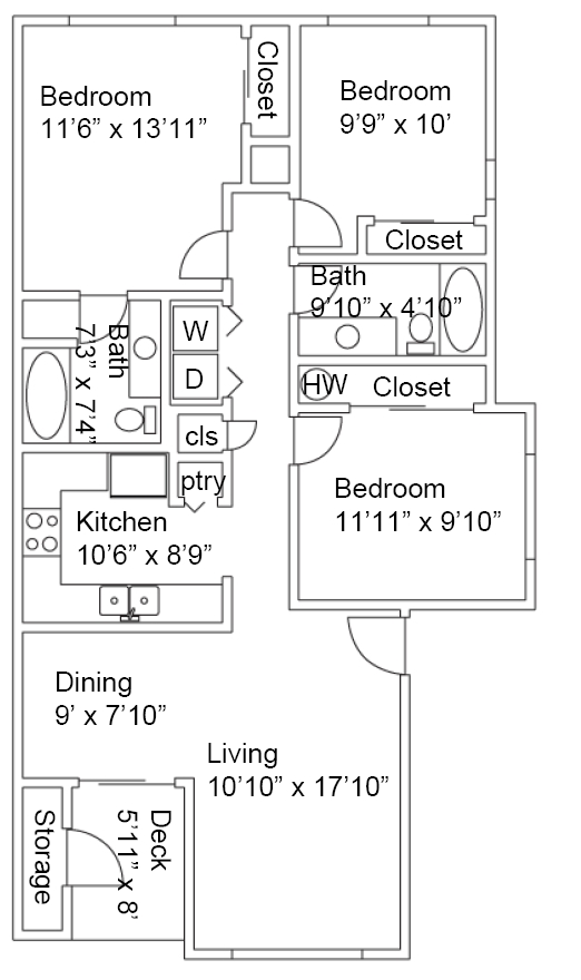 3BR/2BA - Sterling Ridge