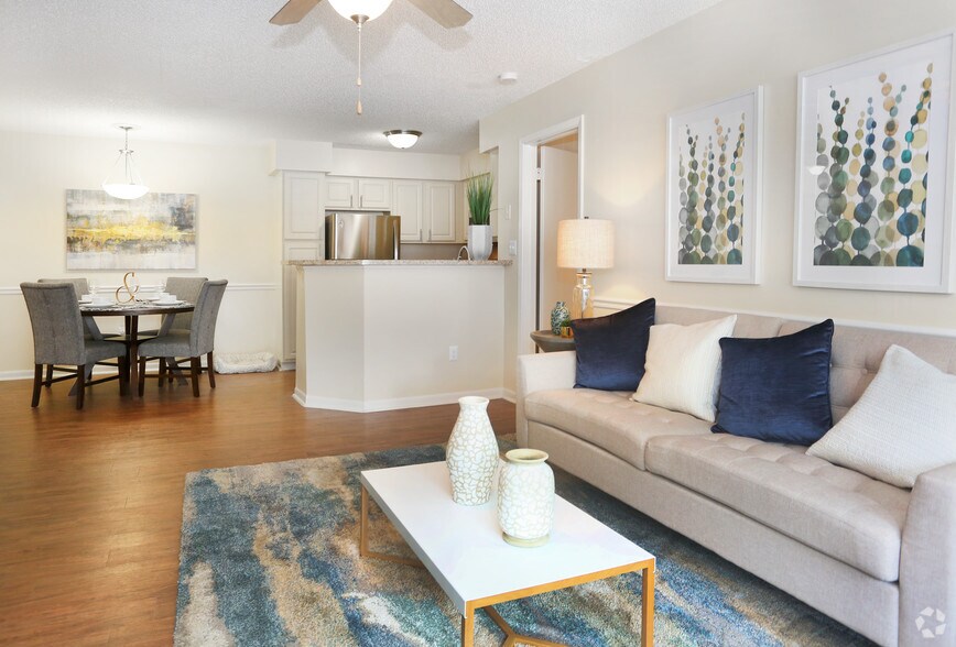 Cypress - 2BD/2BA - 1050 SqFt - Living Area - Pointe at Carrollwood