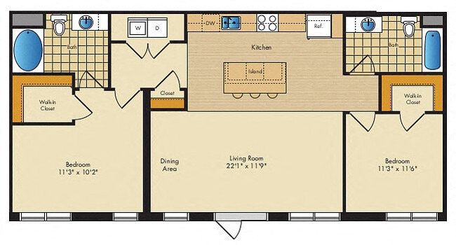 Floorplan - The Village at Taylor Pond