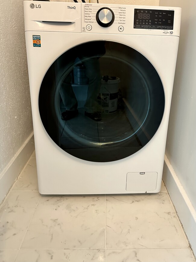 Laundry room with a brand-new washer/dryer - 2643 Highland Ave