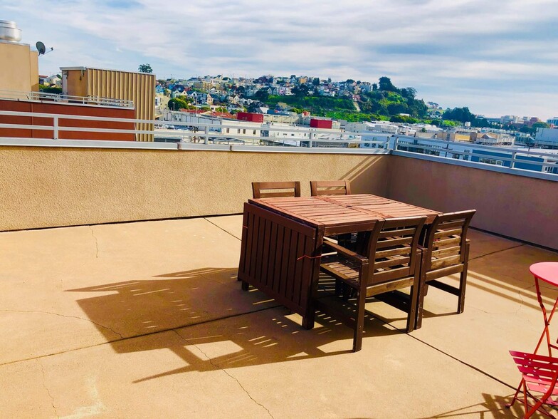 Private roof deck terrace - huge - 1800 Bryant St