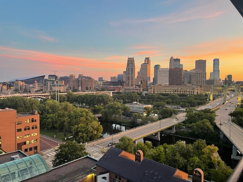 View from unit's balcony - 110 1st Ave NE