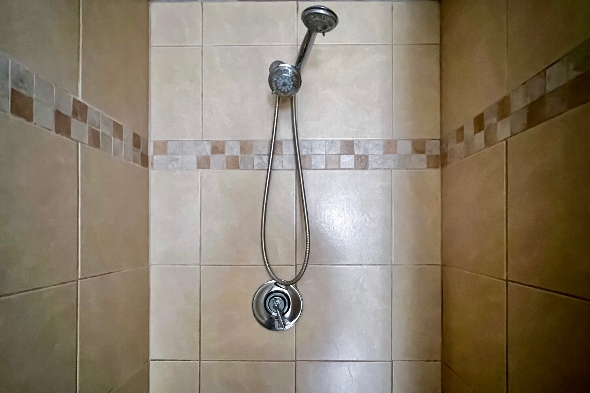 Master bathroom tiled shower - 278 Harrison St