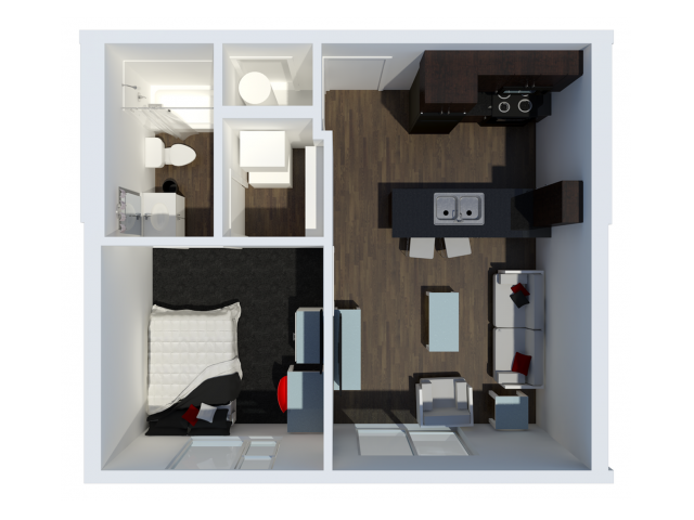 The Cardinal Floor Plan - The Cardinal at West Center