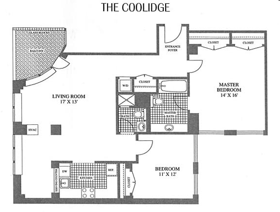2BR/2BA - The Midtown