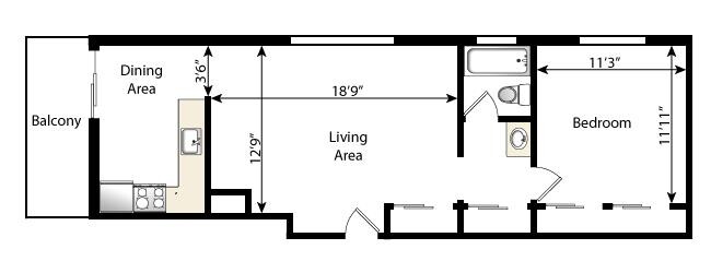 Floorplan - 1436 Williams