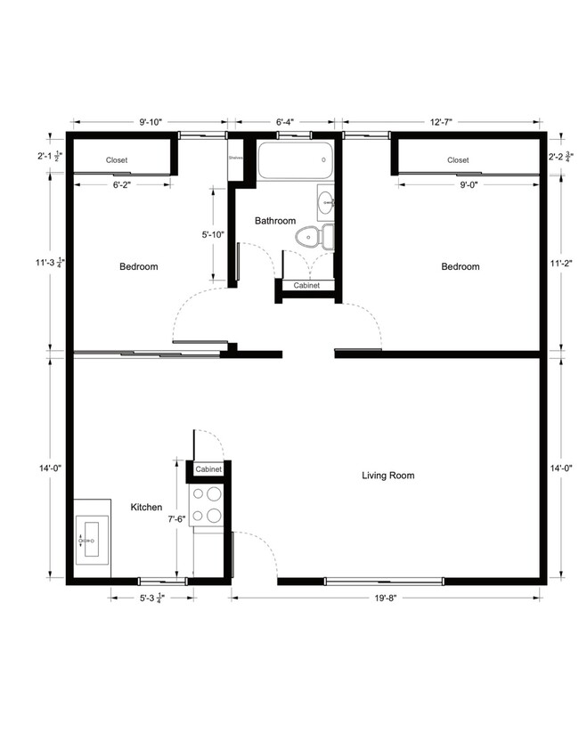 Floorplan - Sleepy Hollow Apartments