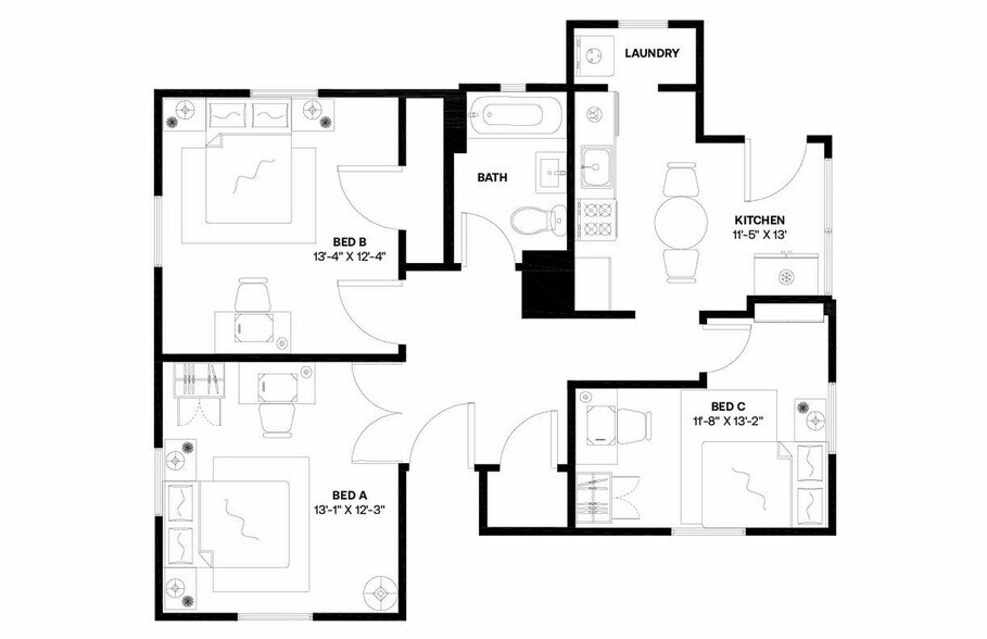 Building Photo - Room in Shared 3 bed/1 bath home