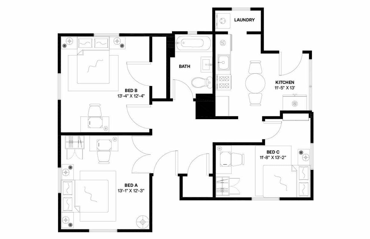 Building Photo - Room in Shared 3 bed/1 bath home
