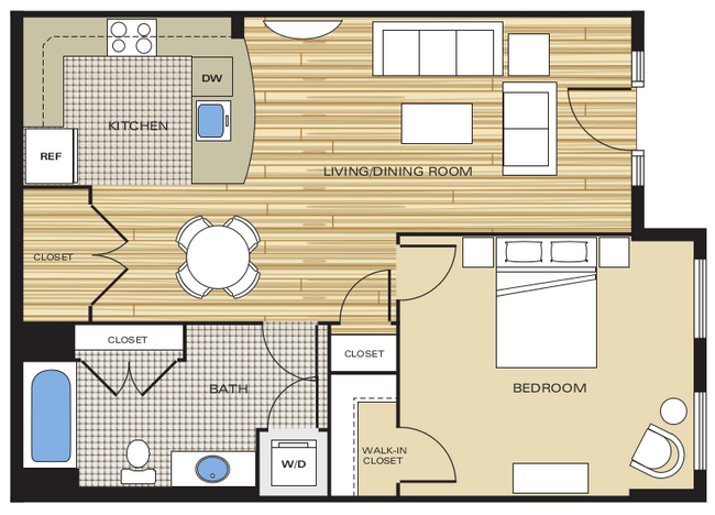 Floorplan - Clayborne Apartments