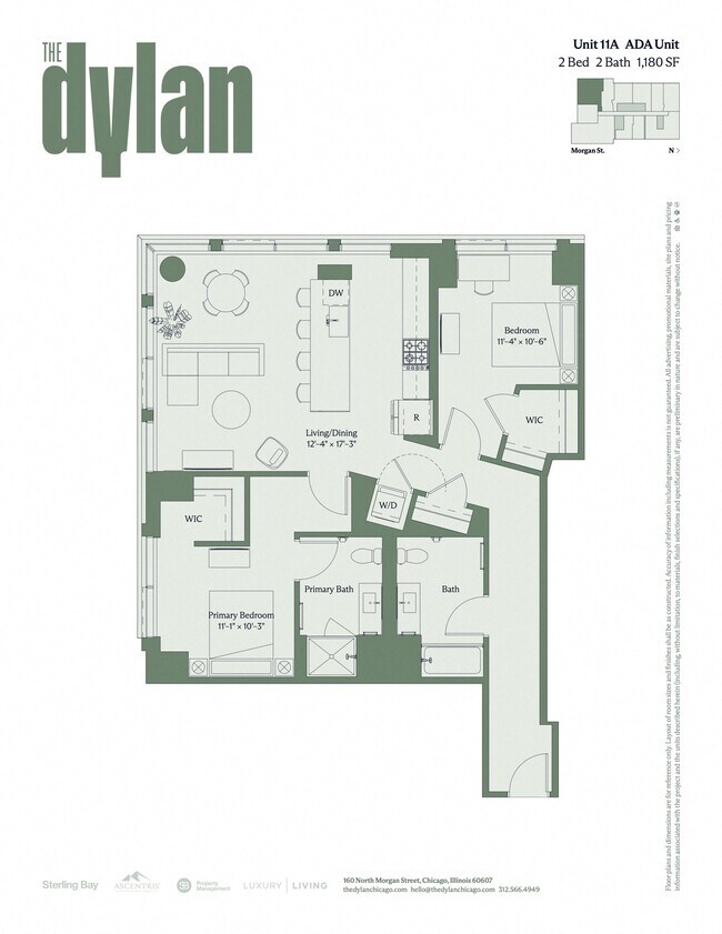 Floorplan - The Dylan Chicago