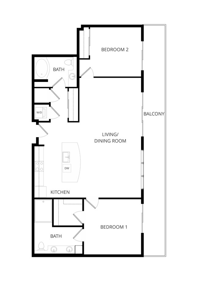 Floorplan - Gatsby Apartments