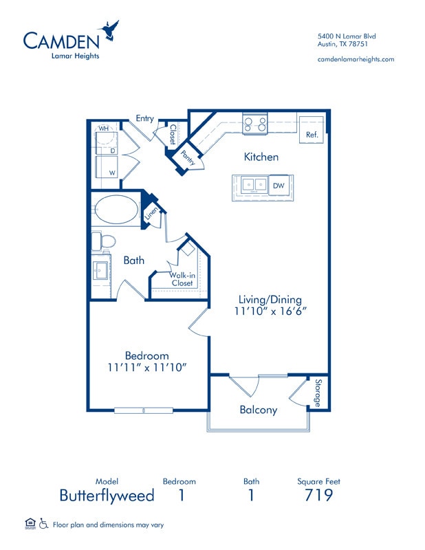 Floorplan - Camden Lamar Heights