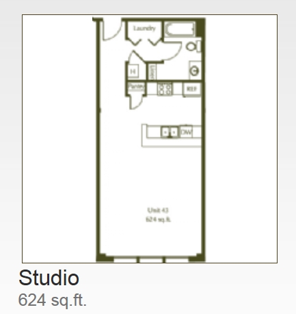 Green Unit 43 - Eleventh Street Lofts