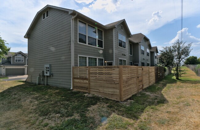 Enclosed Backyard with new Fence - 2632 Century Park Blvd #46