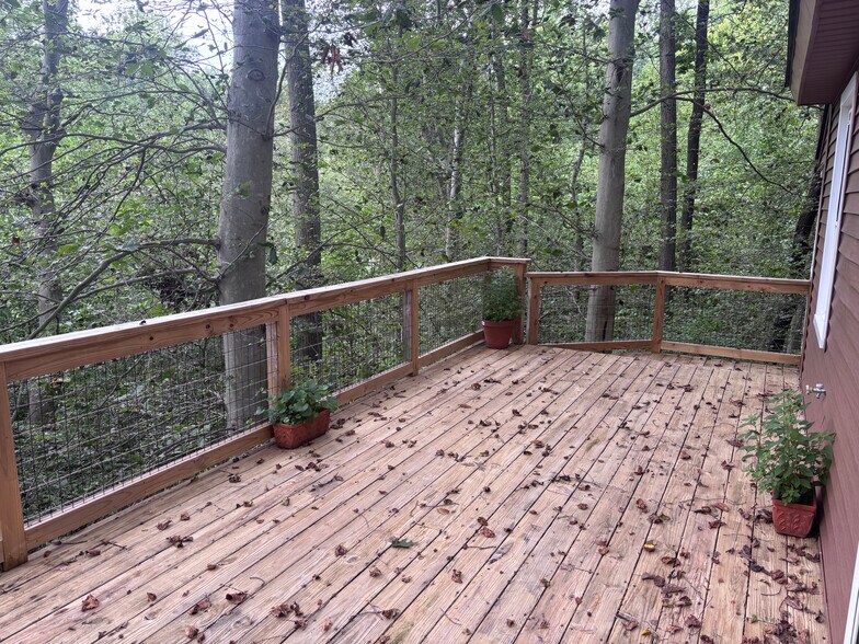 Large Deck overlooking the Gunpowder State Park - 10936 Raphel Rd