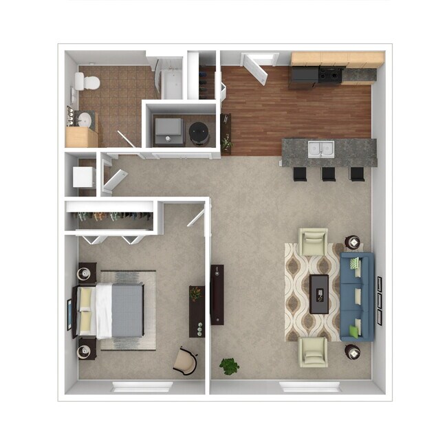 Floorplan - Iron Point Apartments