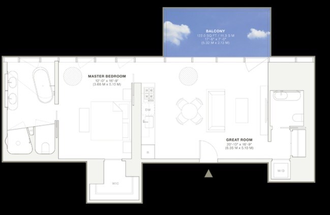 1BR/1.5BA - 56 Leonard St