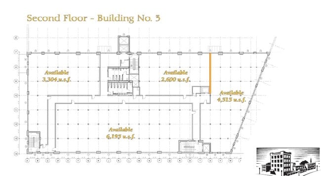 Second Floor Plan - Rumford Center