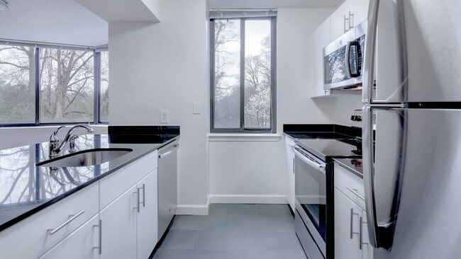 Kitchen with Stainless Steel Appliances - 2501 Porter