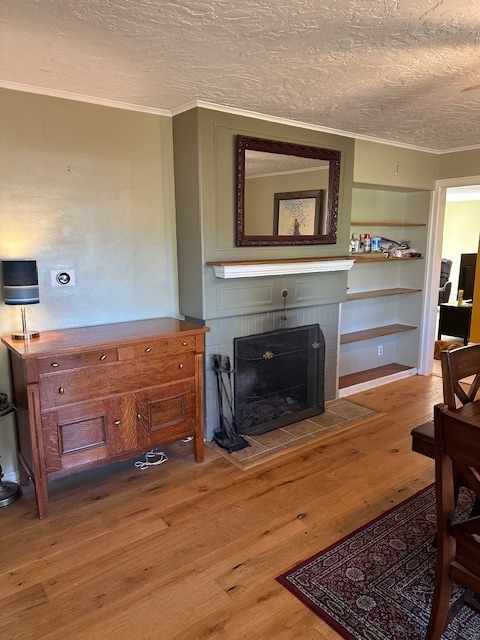 Wood burning fireplace in dining room - 16715 SE Evergreen Ln