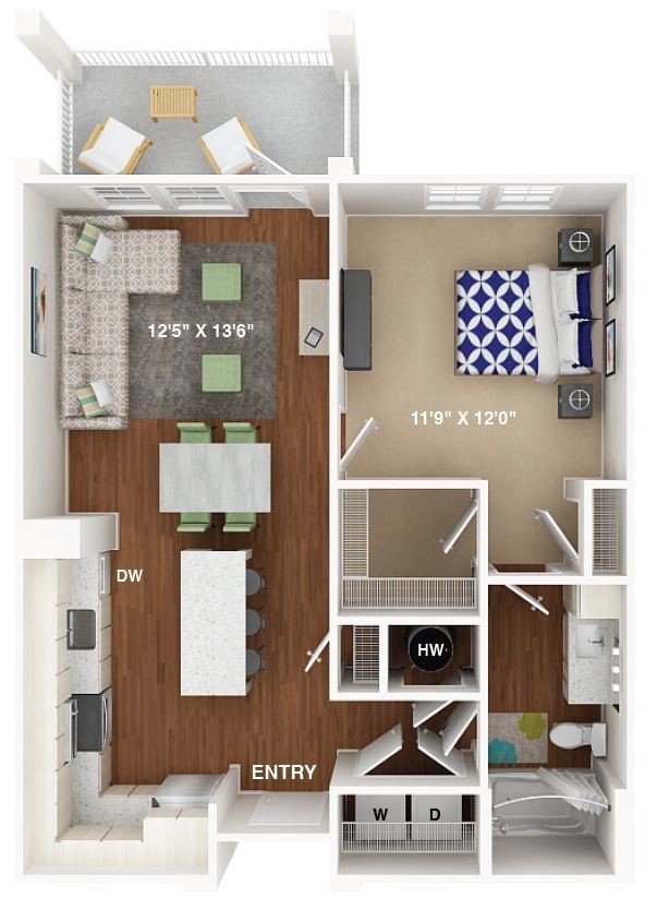 Floorplan - The Alexander at Sabal Point