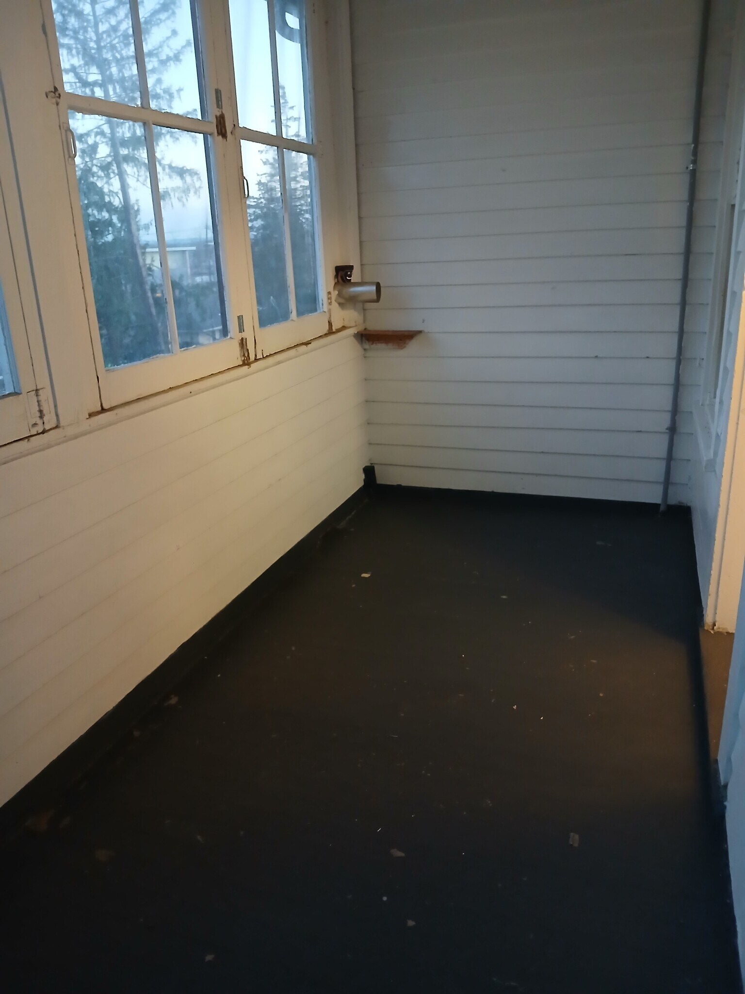 Back side porch: extra room for storage or use as Sun room - 139 N Clinton St