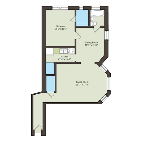 Floorplan - 5474-5480 S. Hyde Park Boulevard