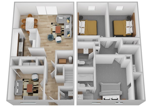 Floorplan - Galbraith Pointe Apartments and Townhomes