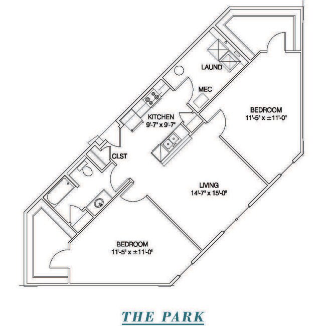 Floorplan - Tipton Senior Apartments