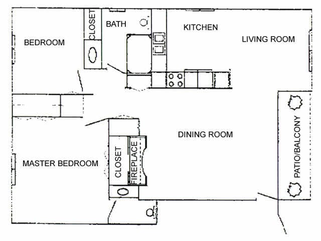 2x1.5-1075sf - Blue Ridge Place