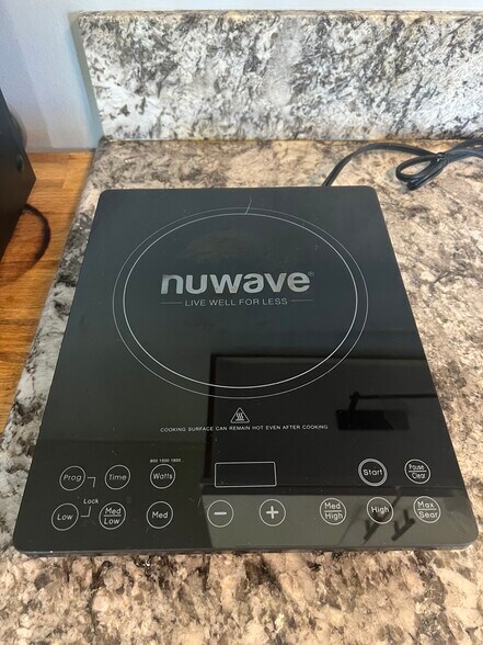 Full size new one electric burner for cooking. - 2300 Sunset Heights Dr