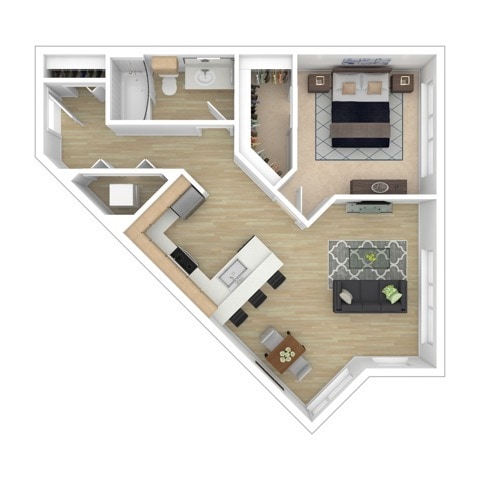 Floorplan - The Noble Apartments