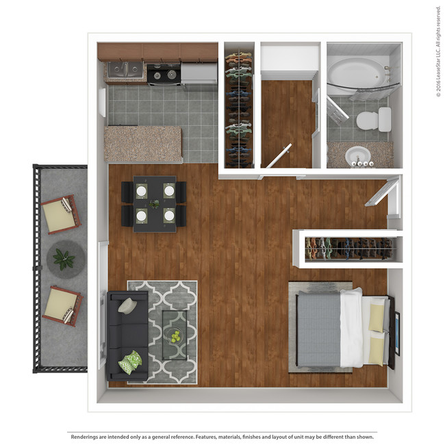 Floorplan - Oak Creek Apartments