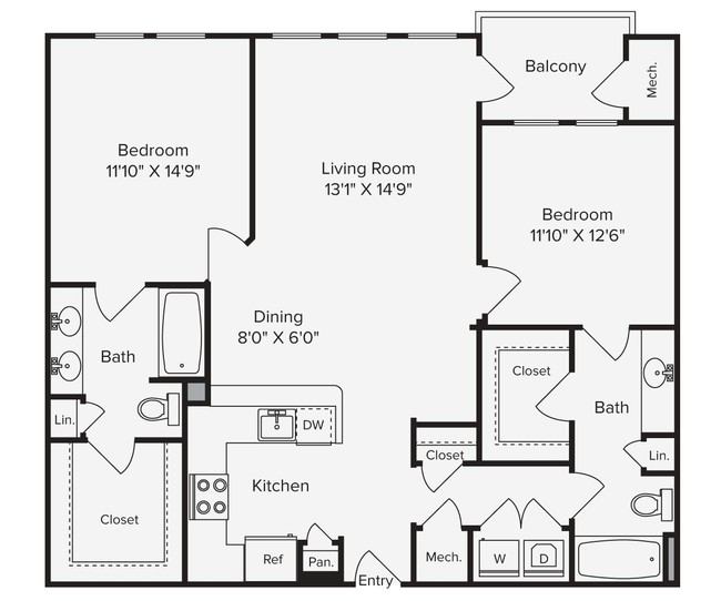 Floorplan - Avalon Arlington North