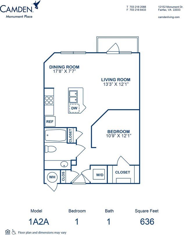 Floorplan - Camden Monument Place