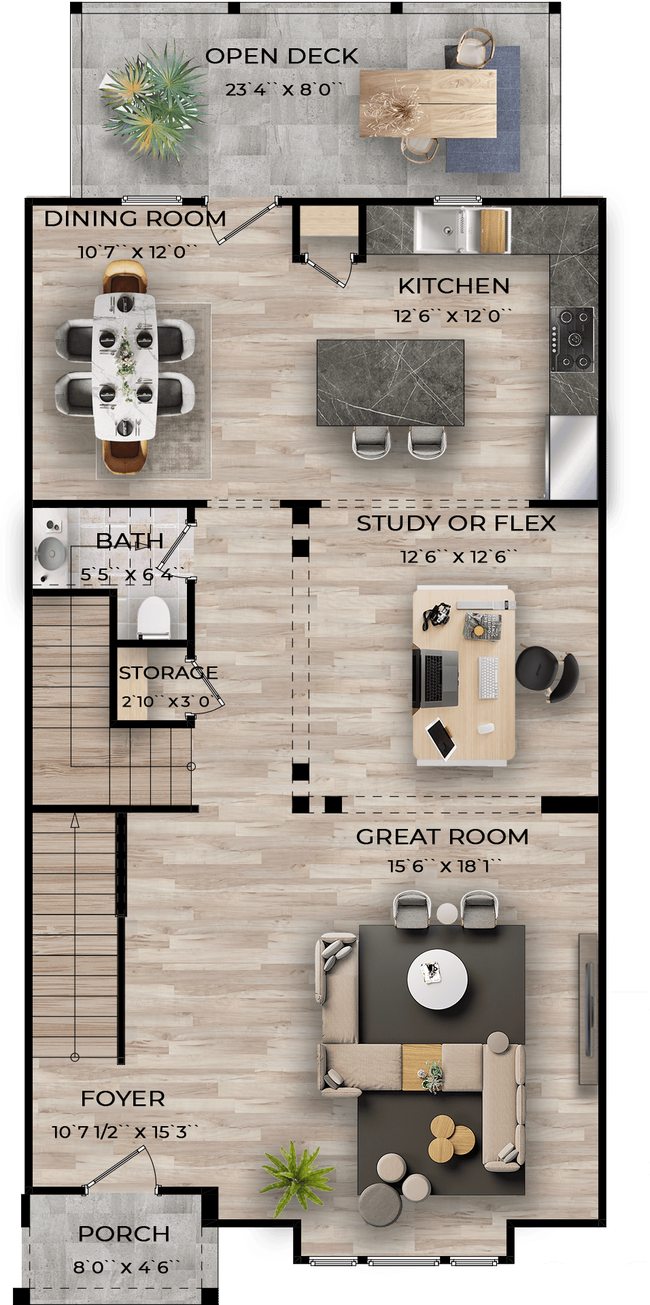Floorplan - Overlook at Mill Creek