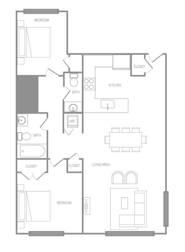 Floorplan - Liberties Walk and Townhomes