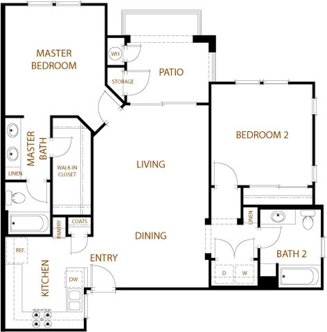 Floorplan - Sonoma at Mapleton Apartments