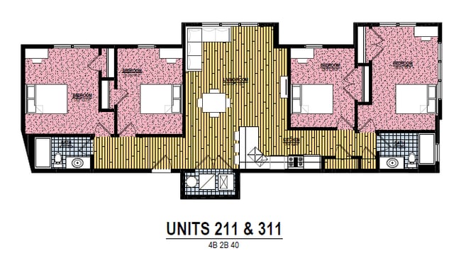 Floorplan - Wister Court Apartments