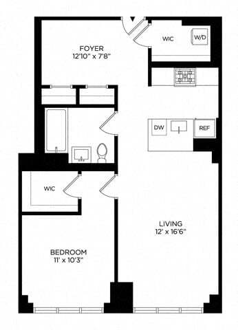 Floorplan - Lincoln at Bankside