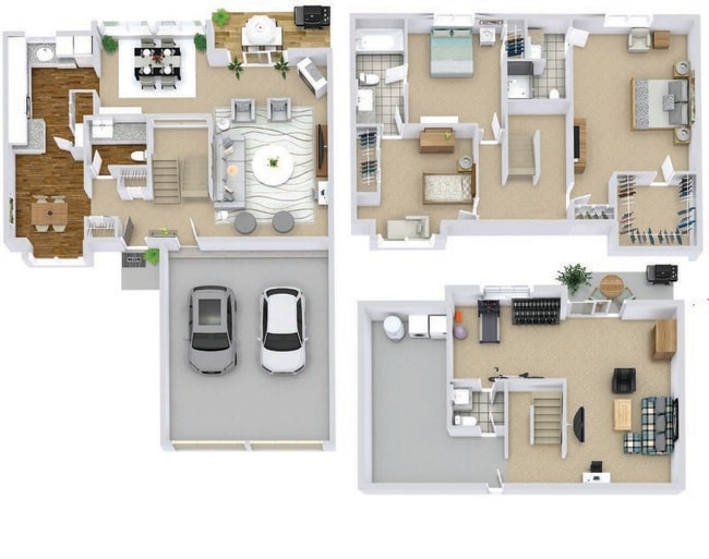 Floorplan - Weatherstone Townhomes